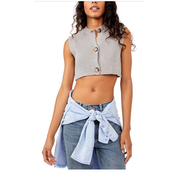 Free People Tops - FREE PEOPLE Rib Micro Vest - Size Small, TRUTHSAYER NWT